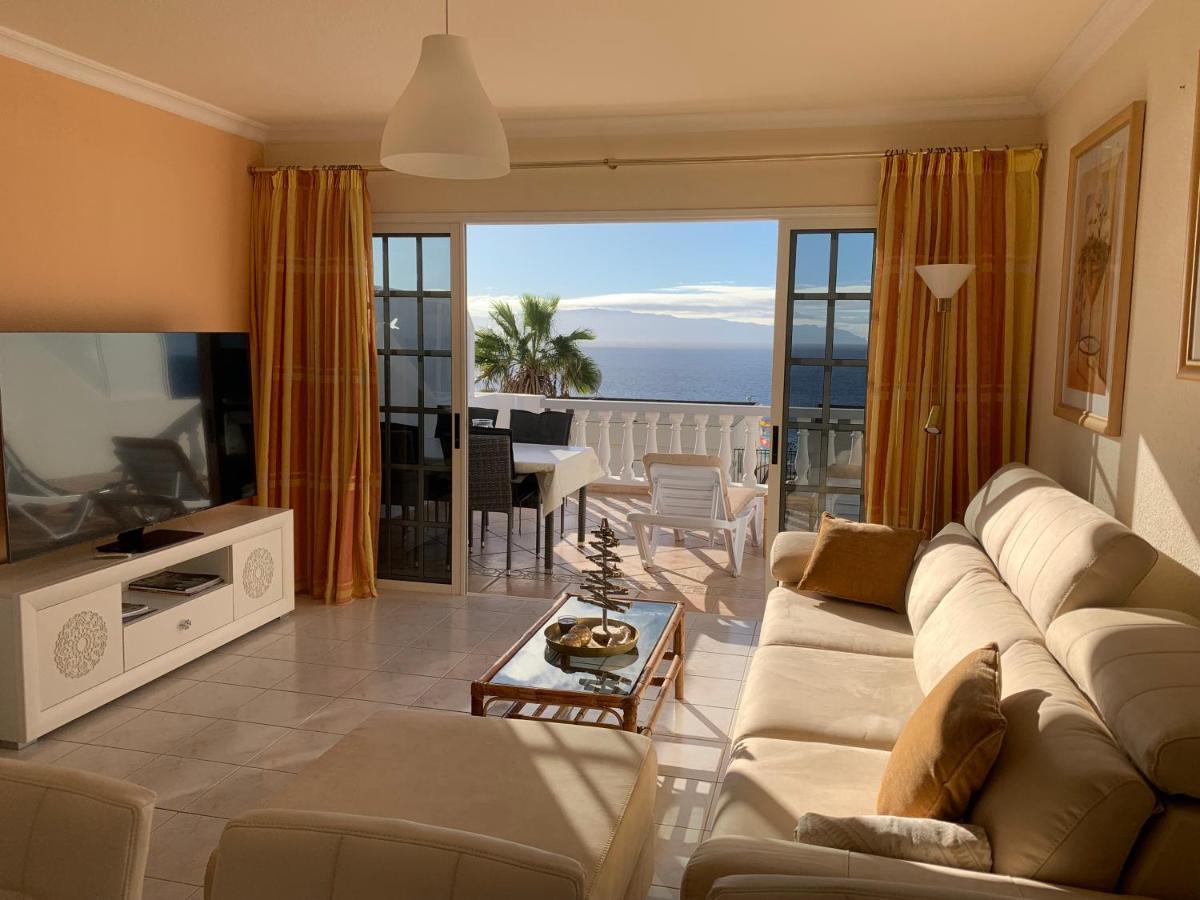 Ocean Pearl, Luxurioeses Haus, Meerblick, Grosse Sonnenterrasse, Teneriffa Sued, Los Gigantes, 600M Zum Strand, 200M Zum Ort, Ruhig Акантиладо-де-Лос-Хигантес Экстерьер фото