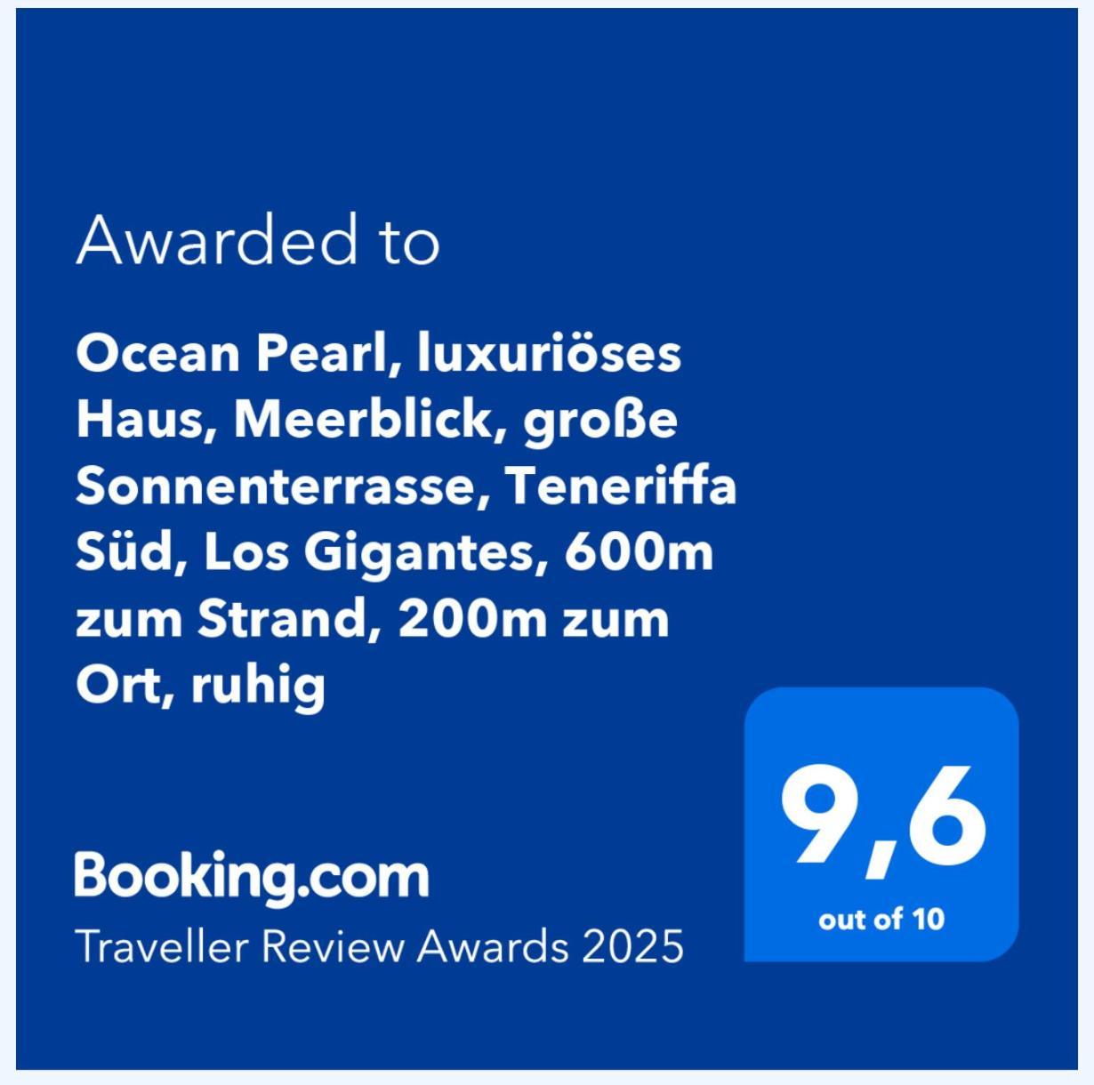 Ocean Pearl, Luxurioeses Haus, Meerblick, Grosse Sonnenterrasse, Teneriffa Sued, Los Gigantes, 600M Zum Strand, 200M Zum Ort, Ruhig Акантиладо-де-Лос-Хигантес Экстерьер фото